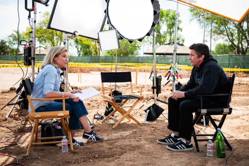 Behind the scenes interview images 